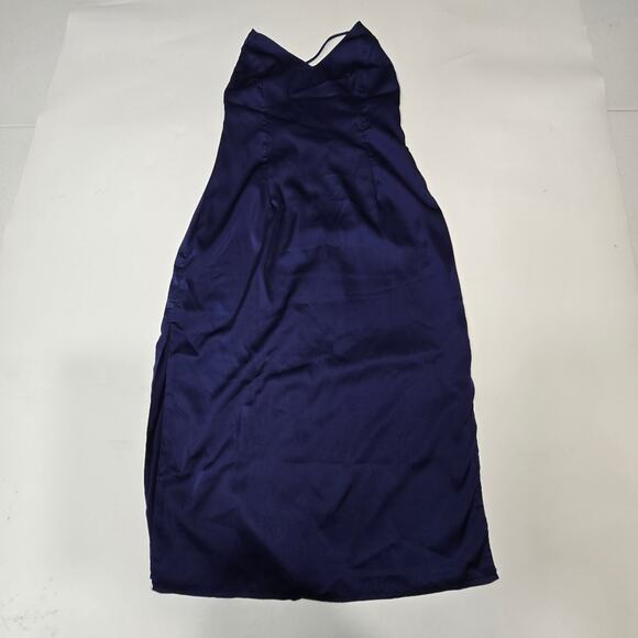 Superdown Frida Side Slit Dress in Navy - Picture 2 of 12
